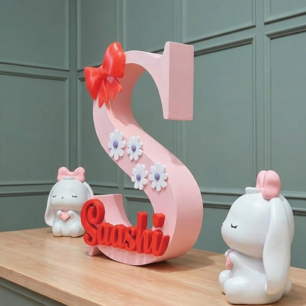 Personalized Alphabet Name – Custom Desk Name Display