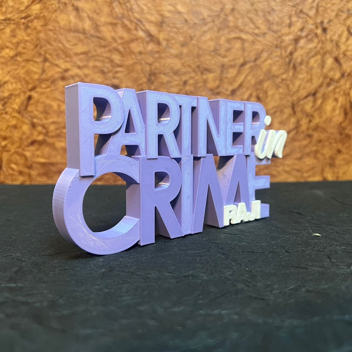 Partner in Crime – 3D Printed Desk Decor