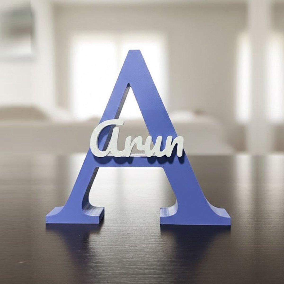 Single Alphabet with Name