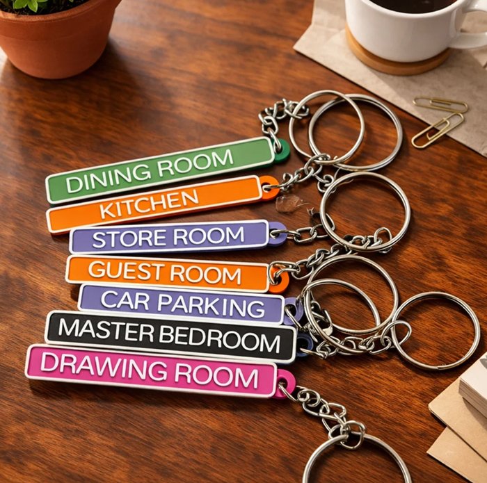 Pixora Krafts - Custom Name Keychains